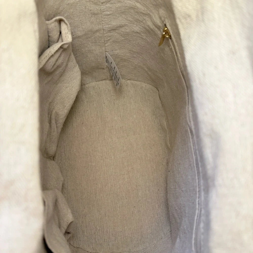 Tommy Bahama Woven Rattan Bucket Shoulder Bag - Picture 5 of 7